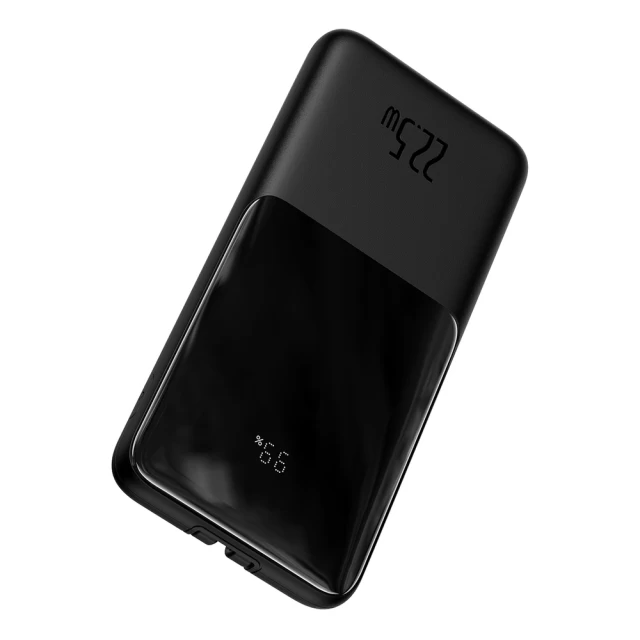 Портативний зарядний пристрій Elf Digital Display 10000 mAh 22.5W with USB-C/Lightning Cable Black (PPJL010001)