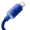 Кабель Baseus Crystal Shine USB-C to Lightning 1.2m Blue (CAJY000203)
