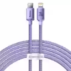Кабель Baseus Crystal Shine USB-C to Lightning 2m Purple (CAJY000305)