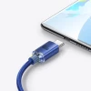 Кабель Baseus Crystal Shine USB-A to USB-C 1.2m Blue (CAJY000403)