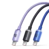 Кабель Baseus Crystal Shine USB-A to USB-C 1.2m Purple (CAJY000405)
