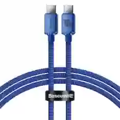 Кабель Baseus Crystal Shine USB-C to USB-C 1.2m Blue (CAJY000603)