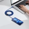 Кабель Baseus Crystal Shine USB-C to USB-C 2m Blue (CAJY000703)
