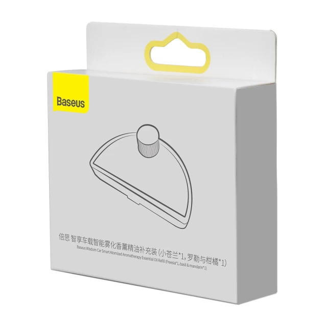 Сменный картридж для ароматизатора Baseus Car Air Freshener Cartridge Kit Freesia/Basil Mandarin (CNZX010200)