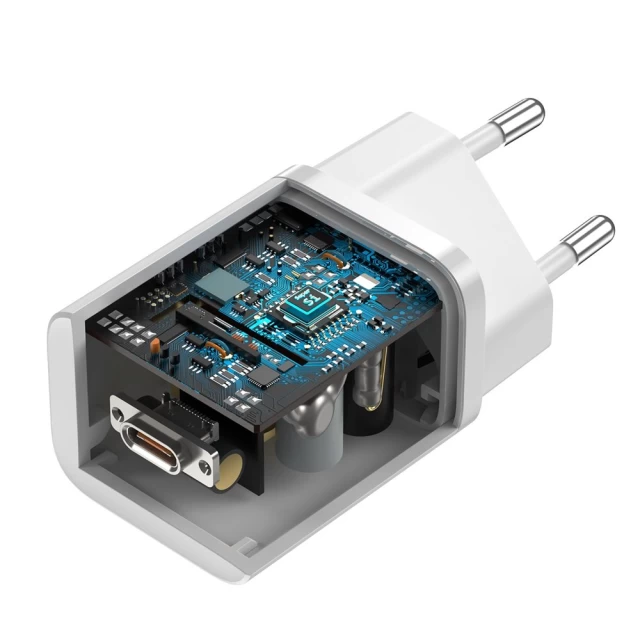 Сетевое зарядное устройство Baseus Super Si 25W USB-C White (CCSP020102)