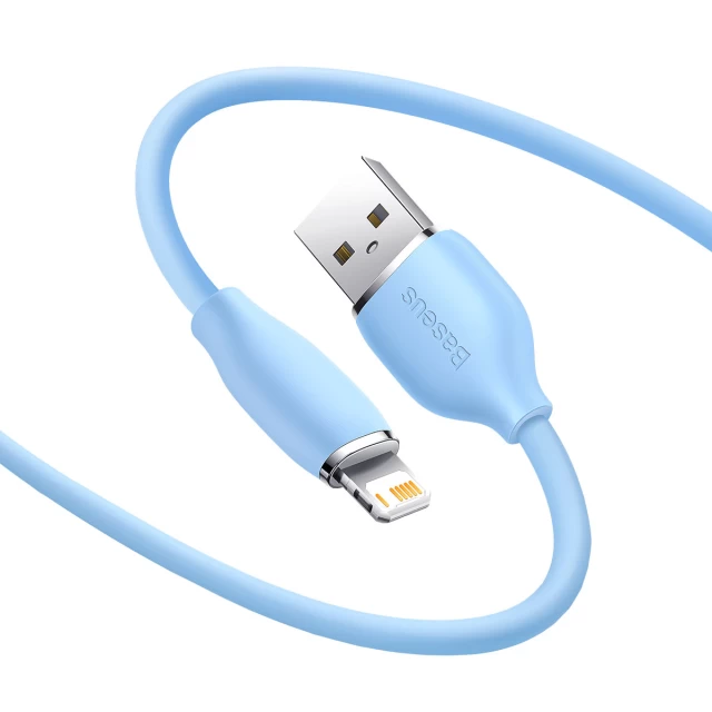 Кабель Baseus Jelly Liquid Silica Gel USB-A to Lightning 2m Blue (CAGD000103)
