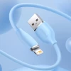Кабель Baseus Jelly Liquid Silica Gel USB-A to Lightning 2m Green (CAGD000106)