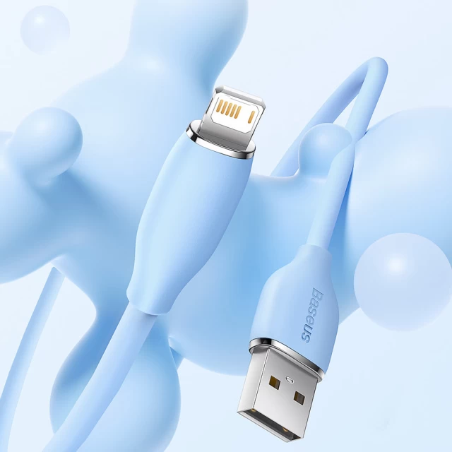 Кабель Baseus Jelly Liquid Silica Gel USB-A to Lightning 2m Pink (CAGD000104)