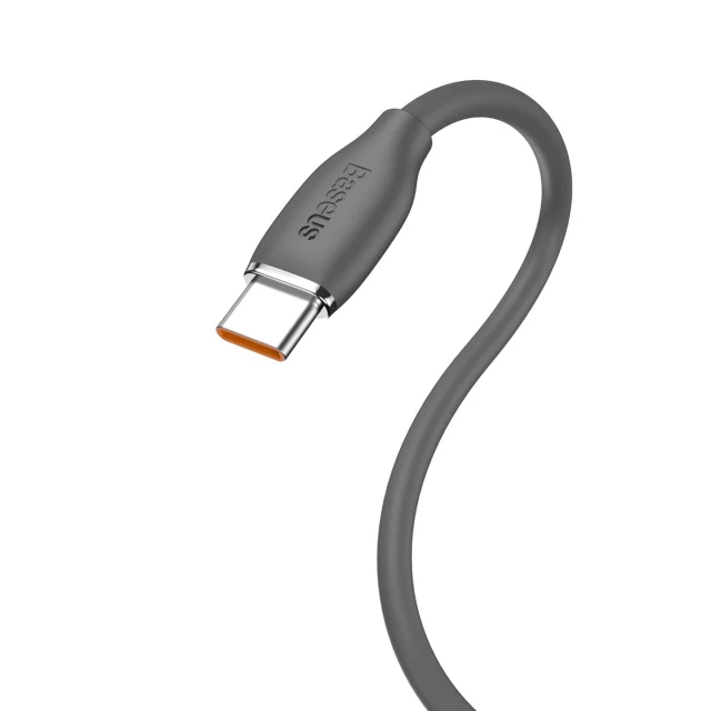 Кабель Baseus Jelly Liquid Silica Gel USB-A to USB-С 1.2m Black (CAGD010001)
