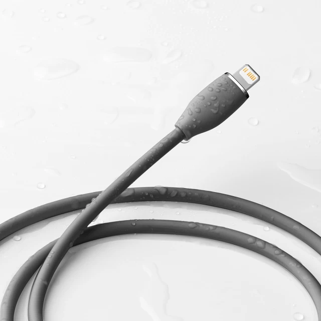Кабель Baseus Jelly Liquid Silica Gel USB-C to Lightning 1.2m Black (CAGD020001)