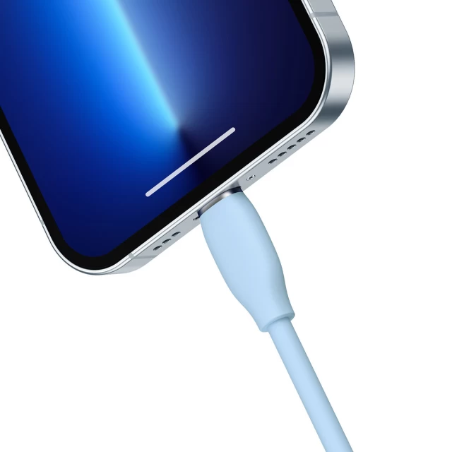 Кабель Baseus Jelly Liquid Silica Gel USB-C to Lightning 2m Blue (CAGD020103)