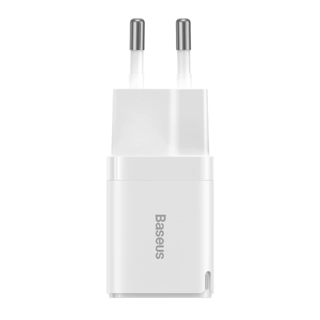 Мережевий зарядний пристрій Baseus GaN3 FC 30W USB-C White (CCGN010102)