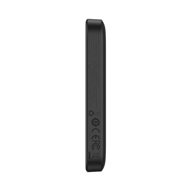 Портативное зарядное устройство Baseus Magnetic Wireless Charging 6000 mAh with USB-C to USB-C 0.5m Cable Black (PPCX020001)