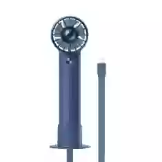 Ручной вентилятор с портативным зарядным устройством Baseus Fan Flyer Turbine 4000 mAh with Lightning Cable Blue (ACFX010003)