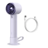 Ручной вентилятор с портативным зарядным устройством Baseus Fan Flyer Turbine 4000 mAh with USB-C Cable Purple (ACFX010105)