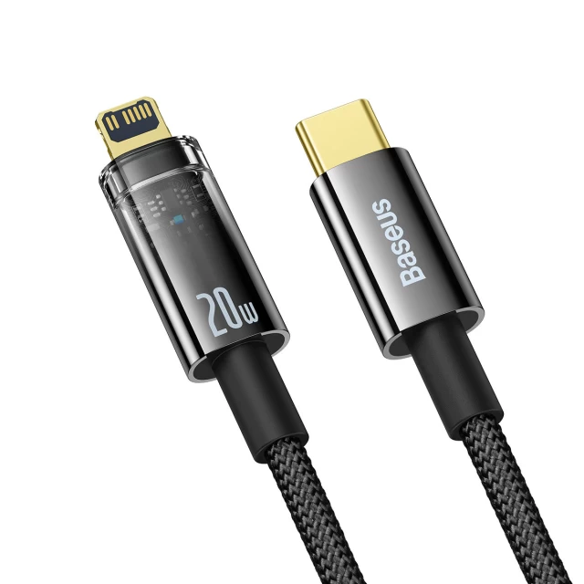 Кабель Baseus Explorer USB-C to Lightning 2m Black (CATS000101)