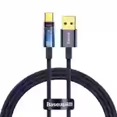 Кабель Baseus Cable Explorer 6A 100W USB to Type-C 1m Blue (CATS000203)