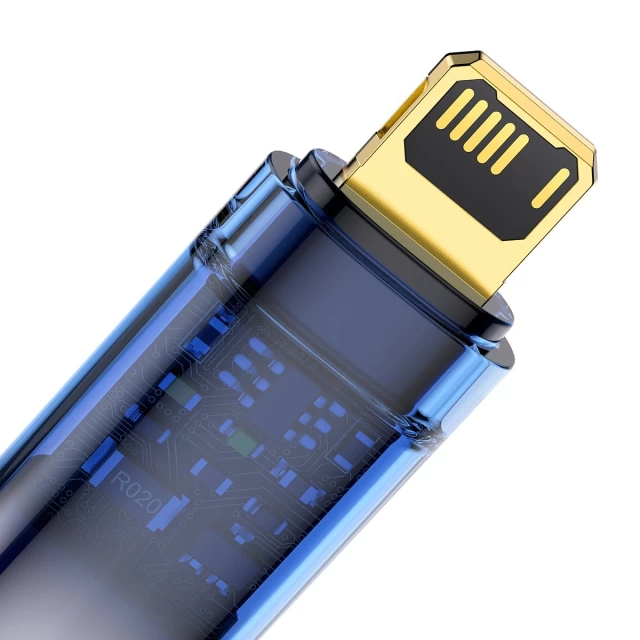 Кабель Baseus Explorer USB-A to Lightning 1m Blue (CATS000403)