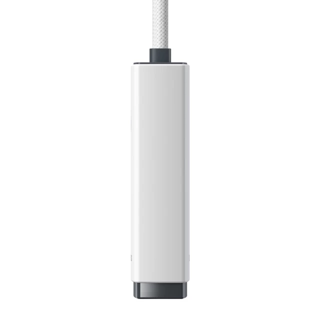 Адаптер Baseus Lite Series USB-C to Ethernet White (WKQX000302)