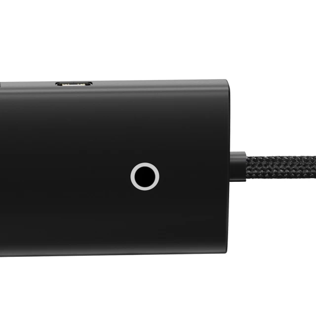 Адаптер Baseus Lite Series HUB USB-A на 4xUSB-A 3.0 5Gb Black (WKQX030101)
