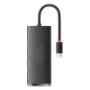 USB-хаб Baseus Lite Series Hub 4-in-1 USB-C to 4хUSB-A/USB-C 0.25m Black (WKQX030301)