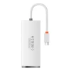 USB-хаб Baseus Lite Series Hub 4-in-1 USB-C to 4хUSB-A/USB-C 0.25m White (WKQX030302)