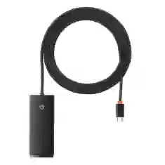 USB-хаб Baseus Lite Series Hub 4-in-1 USB-C to 4хUSB-A/USB-C 2m Black (WKQX030501)