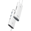 USB-хаб Baseus Lite Series 6-in-1 USB-C to 2xUSB-A/USB-C/HDMI/SD/TF White (WKQX050002)