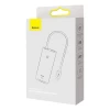 USB-хаб Baseus Lite Series 6-in-1 USB-C to 2xUSB-A/USB-C/HDMI/SD/TF White (WKQX050102)