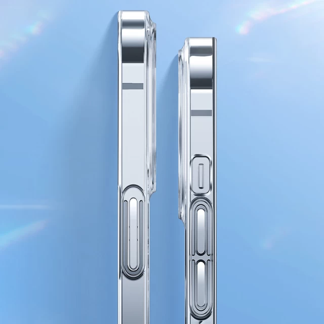 Чехол и защитное стекло Baseus Crystal Magnetic Glass для iPhone 13 Pro Max Transparent with MagSafe (ARJT000202)