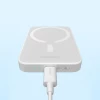 Портативний зарядний пристрій Baseus Magnetic Fast Charging 20W | 15W 6000mAh with USB-C to USB-C Cable White MagSafe (PPCX020102)