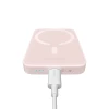 Портативний зарядний пристрій Baseus Magnetic Wireless Charging 6000 mAh with USB-C to USB-C 0.5m Cable Pink (PPCX020004)