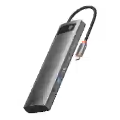 USB-хаб Baseus Metal Gleam Series 12-in-1 Type-C Gray (WKWG020213)