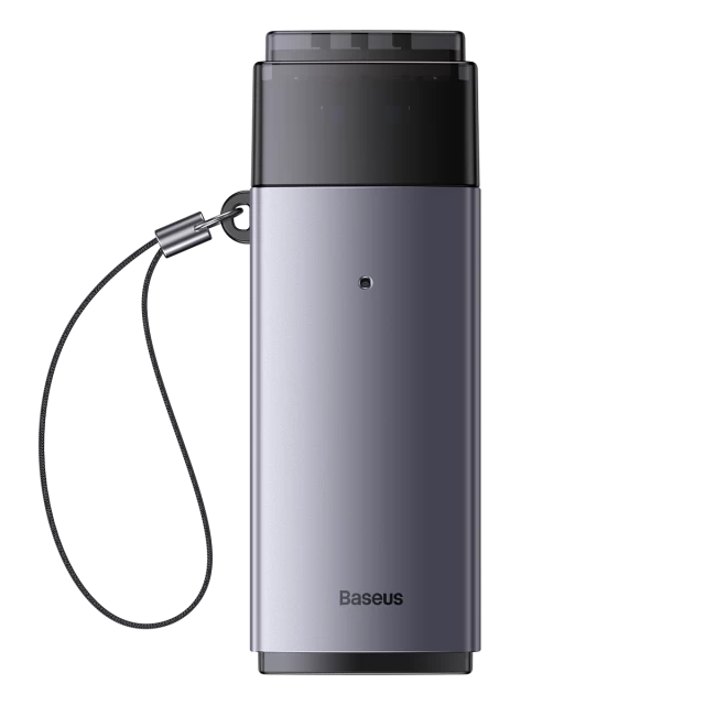 Кардрідер Baseus Lite Series USB-A to SD/TF Grey (WKQX060013)