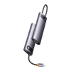 USB-хаб Baseus Metal Gleam Series 8-in-1 USB Type-C to HDMI х 1+USB3.0 х 3+PD х 1+SD/TF х 1+VGA х 1 Gray (6932172608262)