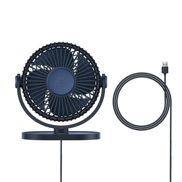 Настольный вентилятор Baseus Serenity Desktop Oscillating Fan Blue (ACYY000003)