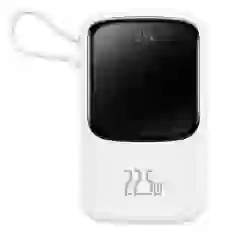 Портативний зарядний пристрій Baseus Q Pow 10000 mAh 22.5W with USB-C Cable White (PPQD020102)