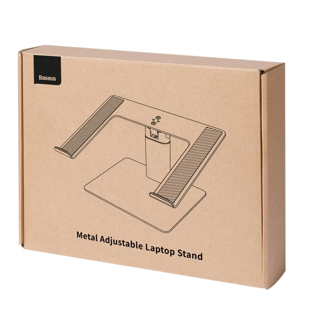 Підставка для ноутбука Baseus Metal Adjustable Laptop Stand Silver (LUJS000012)