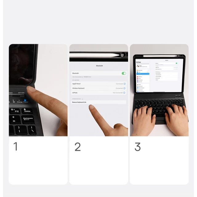 Чохол-клавіатура Baseus Brilliance для iPad Pro 11 2021 | 2020 | 2018 | White (ARJK000002)