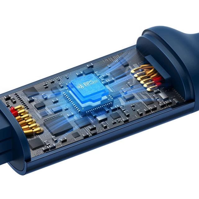 Кабель Baseus Bright Mirror 2 3-in-1 USB-C to USB-C/Lightning/Micro-USB 1.1m Black (CAMJ010201)
