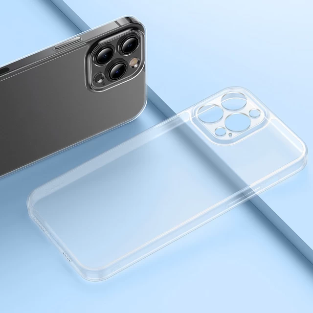 Чехол Baseus Frosted Glass для iPhone 13 Transparent (ARWS000602)