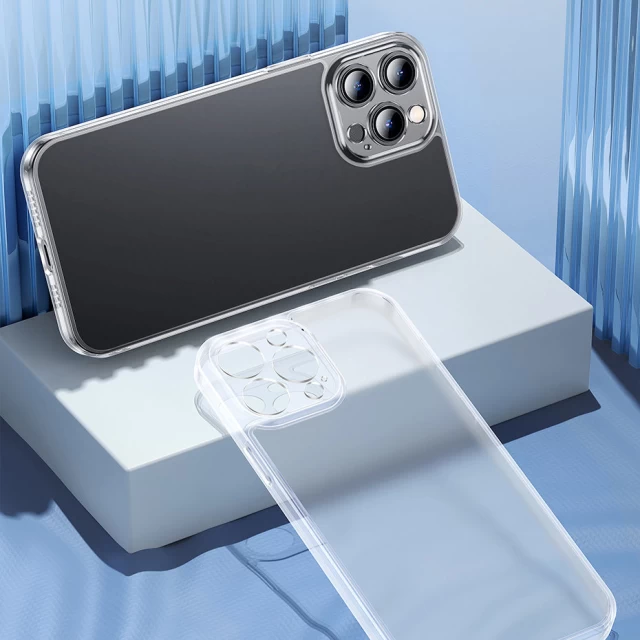 Чехол Baseus Frosted Glass для iPhone 13 Pro Transparent (ARWS000702)