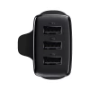 Мережевий зарядний пристрій Baseus Compact UK 17W 3xUSB-A Black (CCXJ020301)