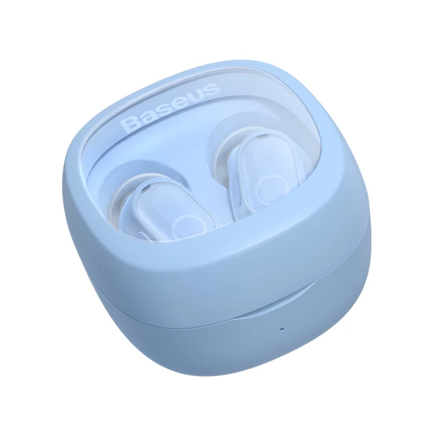 Бездротові навушники Baseus Bowie WM02 TWS Bluetooth 5.3 Blue (NGTW180003)