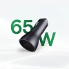 Автомобільний зарядний пристрій Baseus Golden Contactor Triple Fast Charger 65W 2xUSB-C/USB-A Dark Grey (CGJP010013)