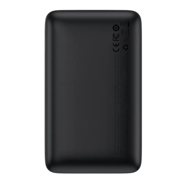 Портативное зарядное устройство Baseus Bipow Pro 20000 mAh 22.5W with USB-A to USB-C 0.3m Cable Black (6932172610746)