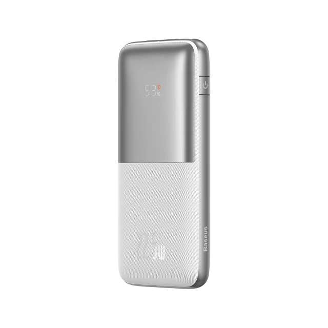Портативное зарядное устройство Baseus Bipow Pro 10000 mAh 22.5W with USB-A to USB-C 0.3m Cable White (PPBD040002)