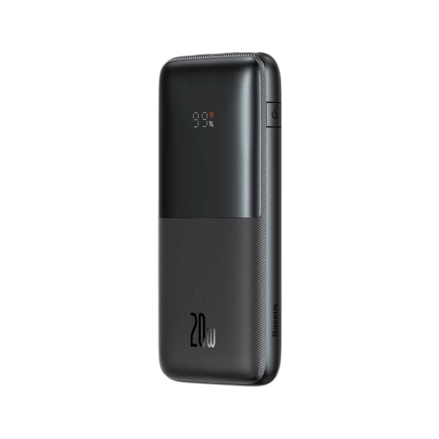 Портативное зарядное устройство Baseus Bipow Pro 10000 mAh 20W with USB-A to USB-C 0.3m Cable Black (PPBD040101)