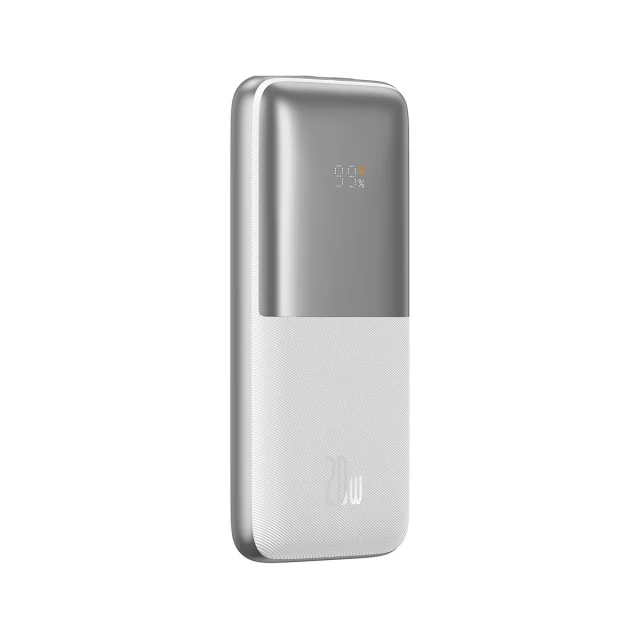 Портативний зарядний пристрій Baseus Bipow Pro 10000 mAh 20W with USB-A to USB-C 0.3m Cable White (PPBD040102)