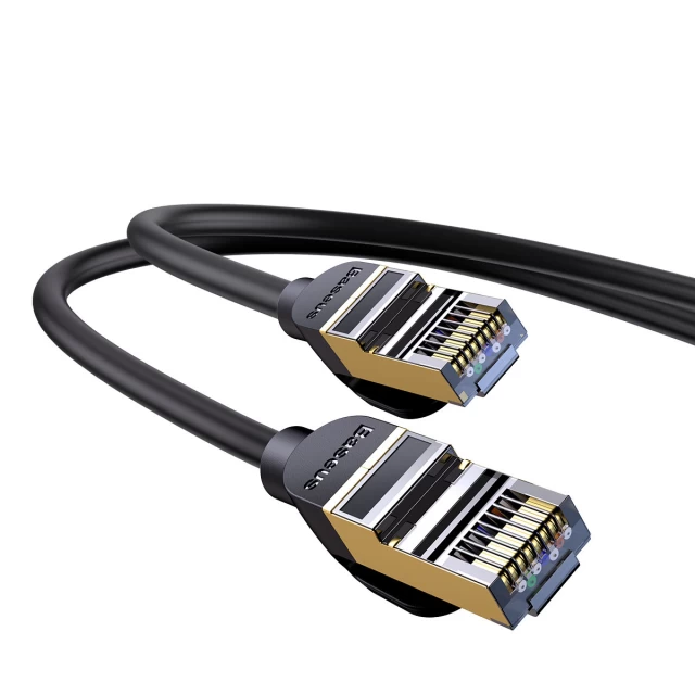 Кабель Baseus Seven High Speed RJ45 Network Cable 10Gbps 10m Black (WKJS010701)
